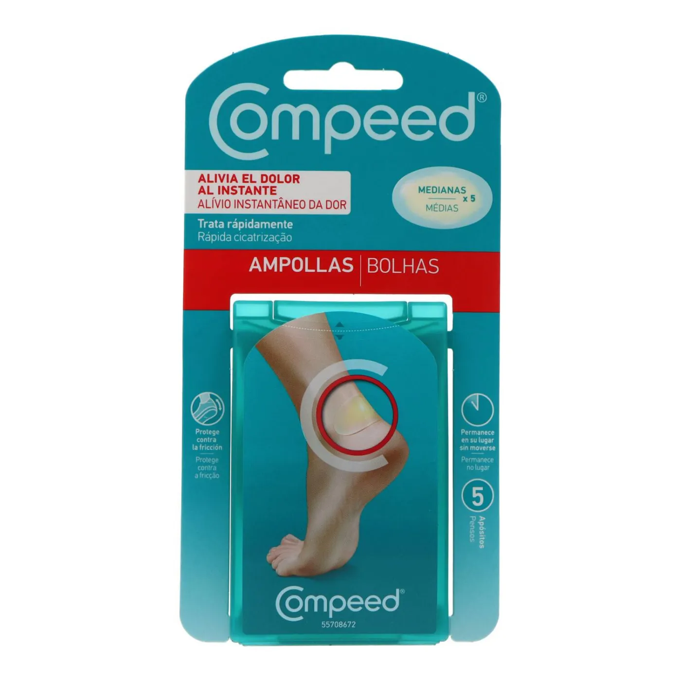 Compeed Tiras Ampollas Mediano 5 Uds