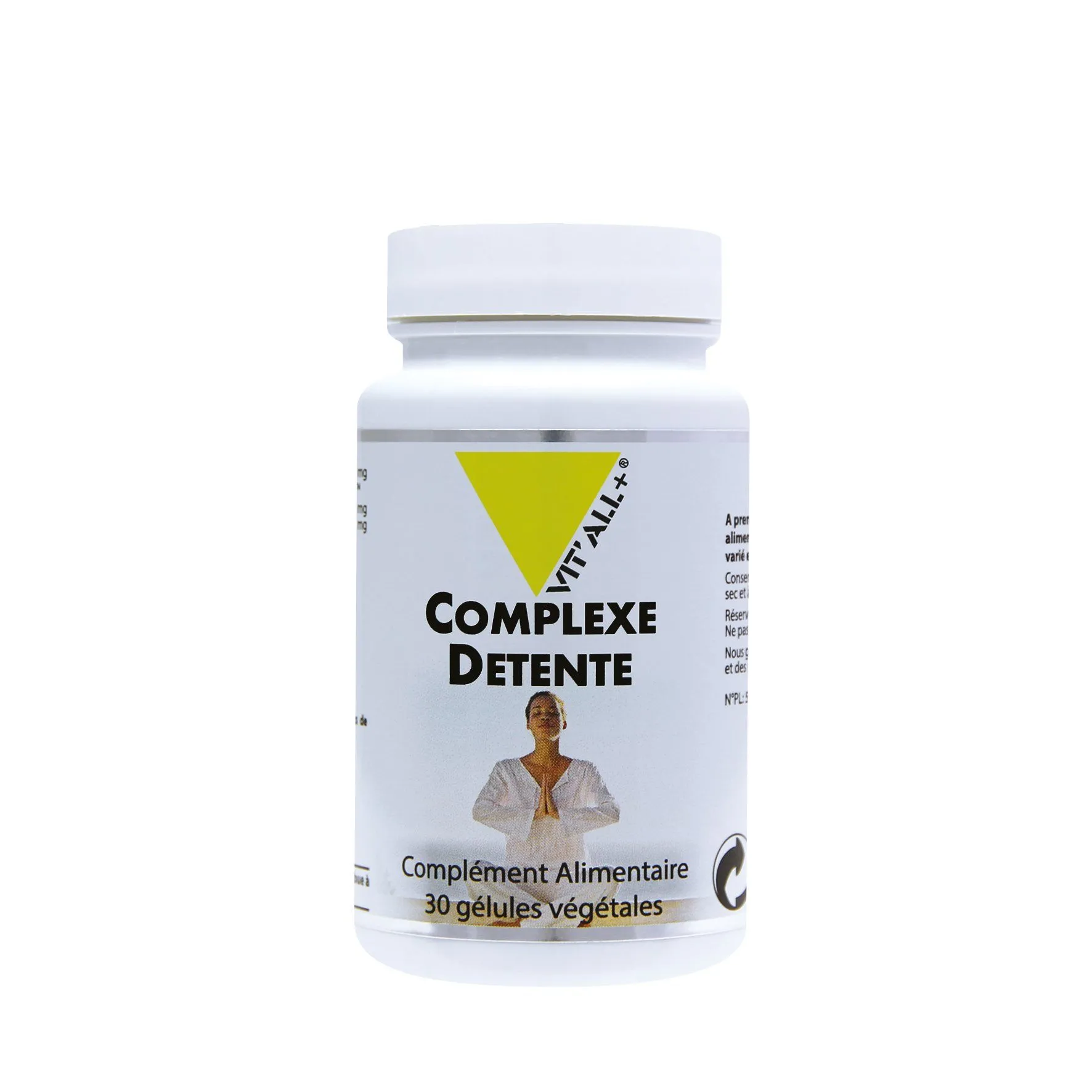 Complejo de relajación orgánico-30 cápsulas-Vit'all+