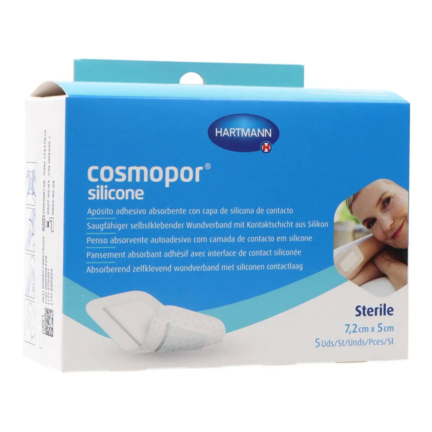 Cosmopor Silicone P5 7,2x5 Cm