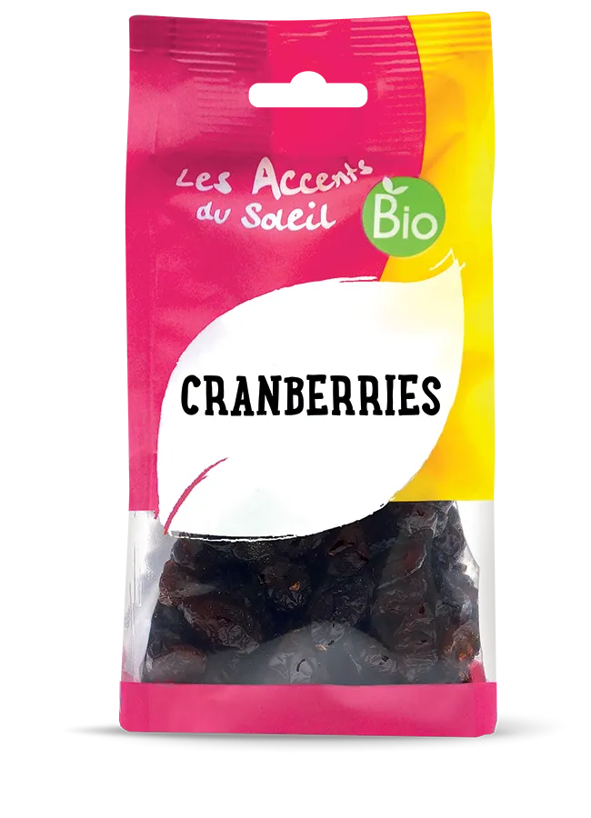 Arándanos secos orgánicos-125g-Acentos del sol