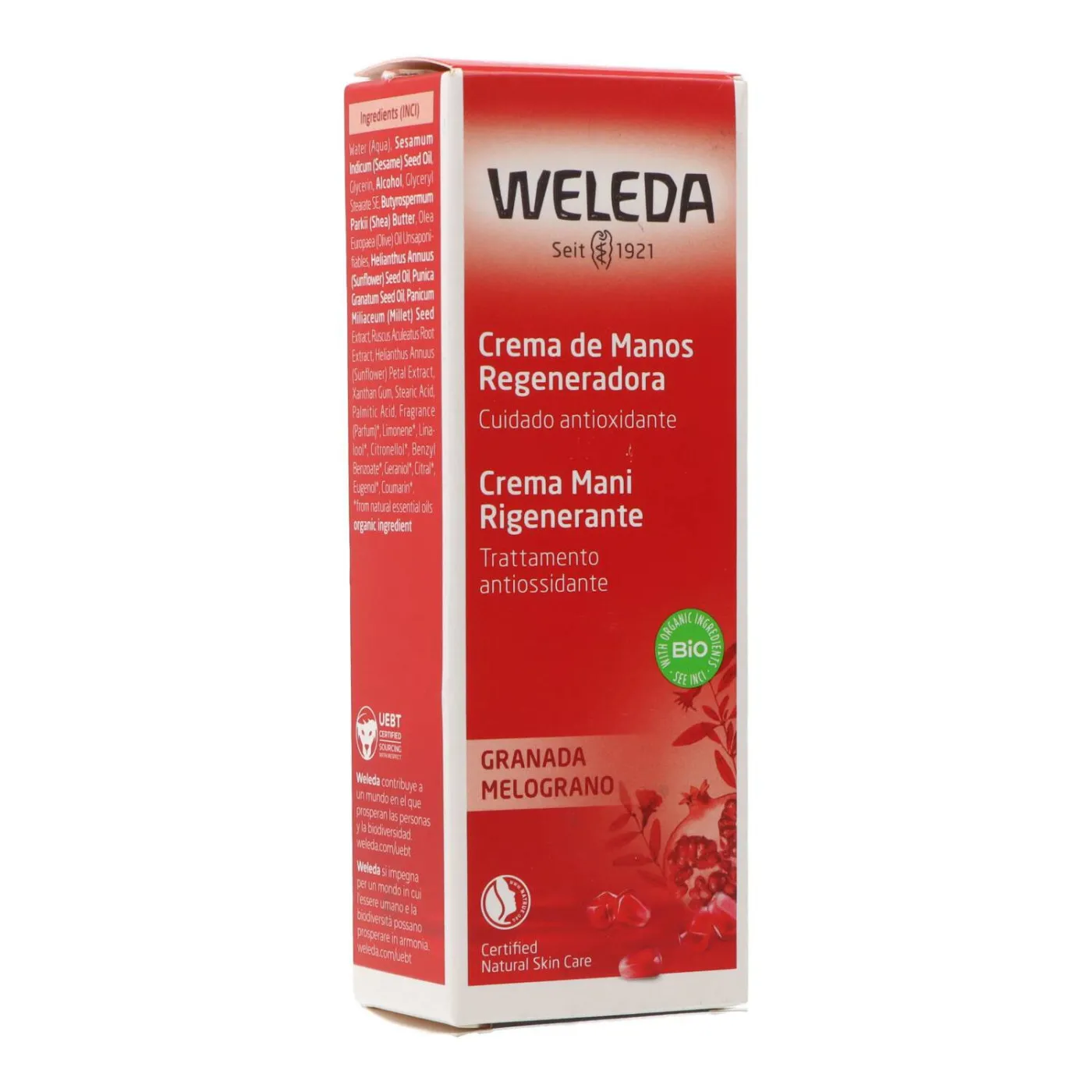 Crema De Manos Regeneradora Granada 50ml Weleda