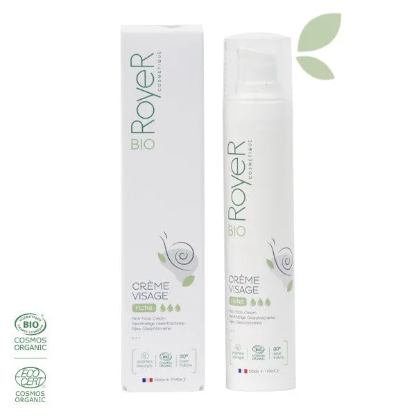 Crema facial rica antiedad con baba de caracol - 50 ml - Royer cosmetics