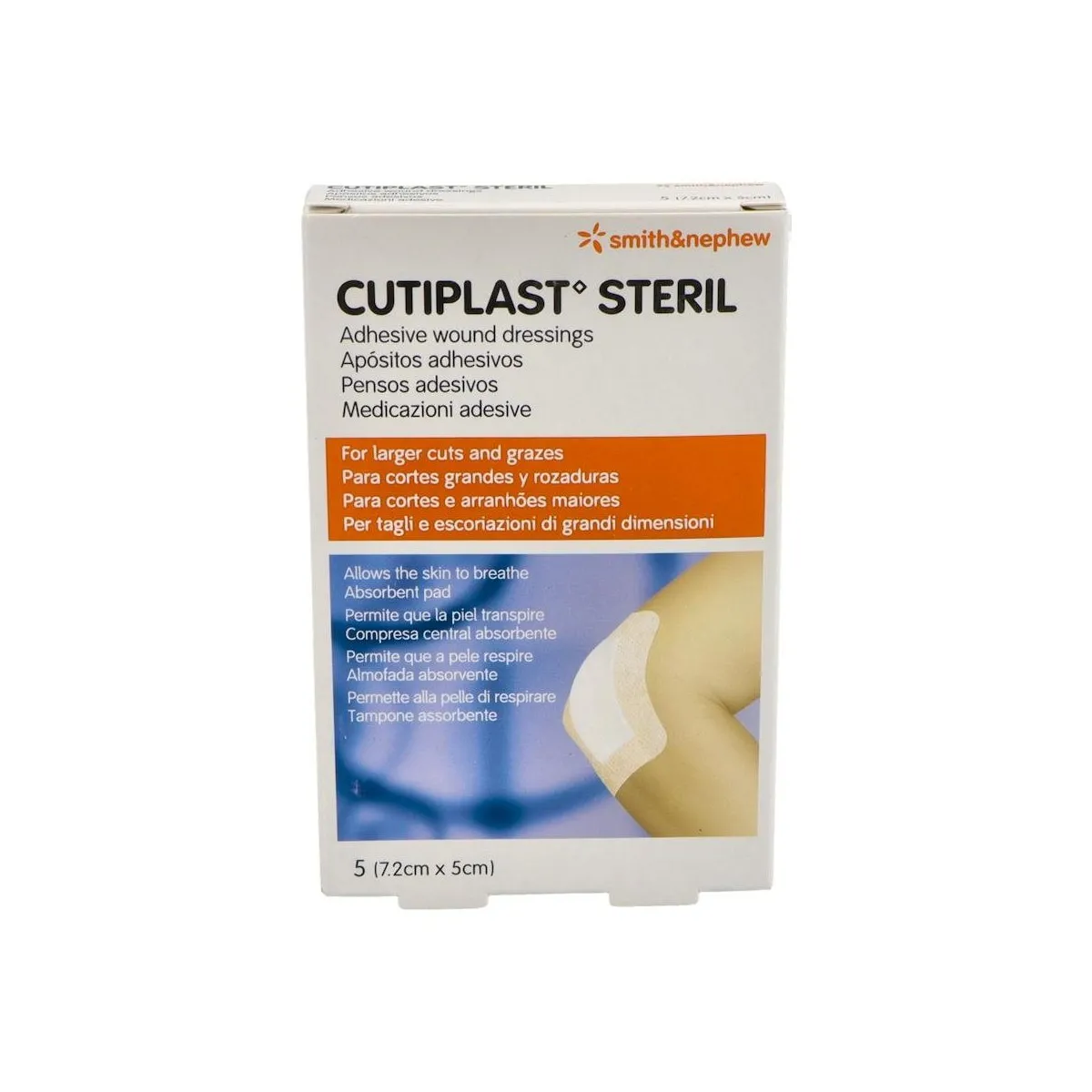 Cutiplast Aposito Adh Es 7,2X5 5u