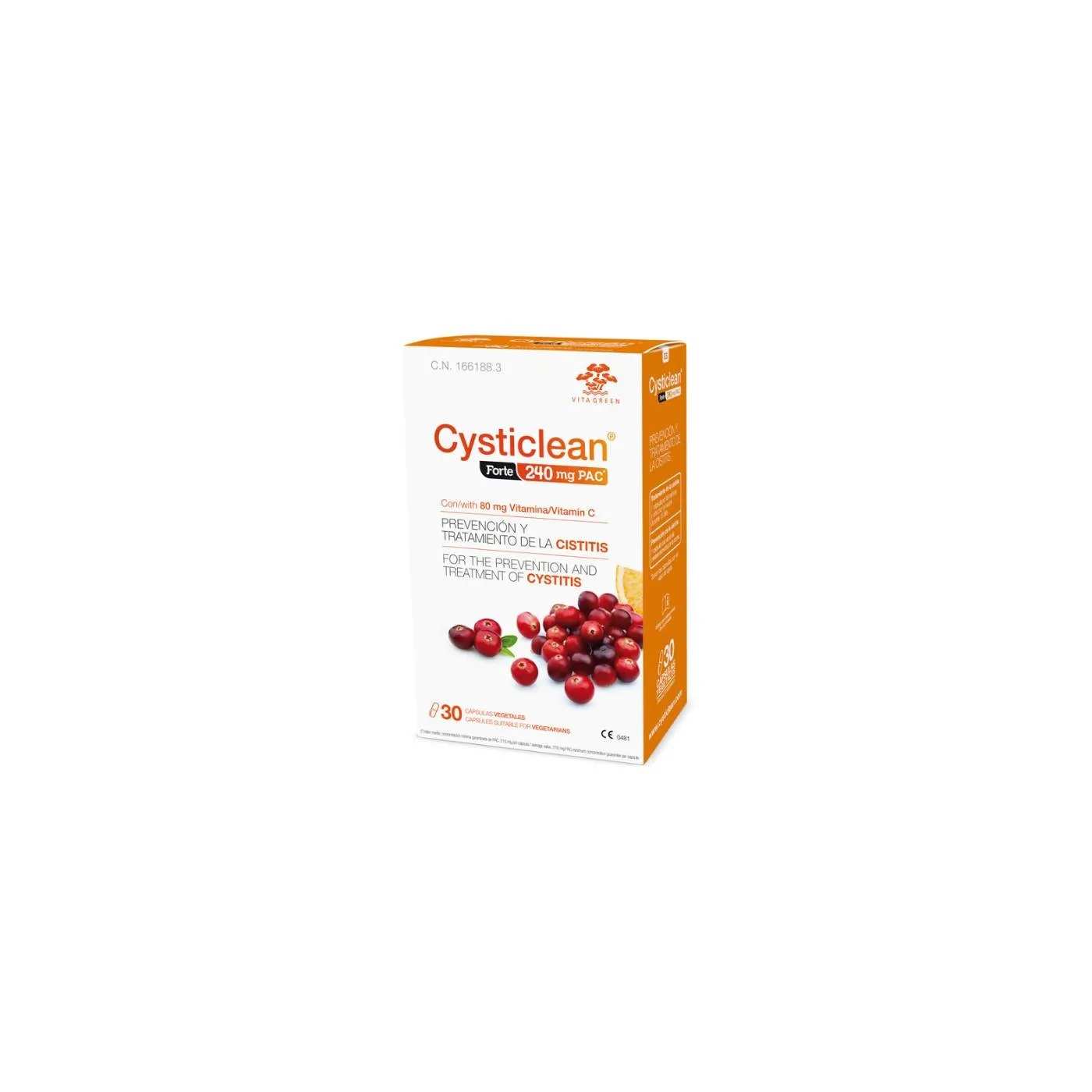 Cysticlean Forte 30 Capsulas