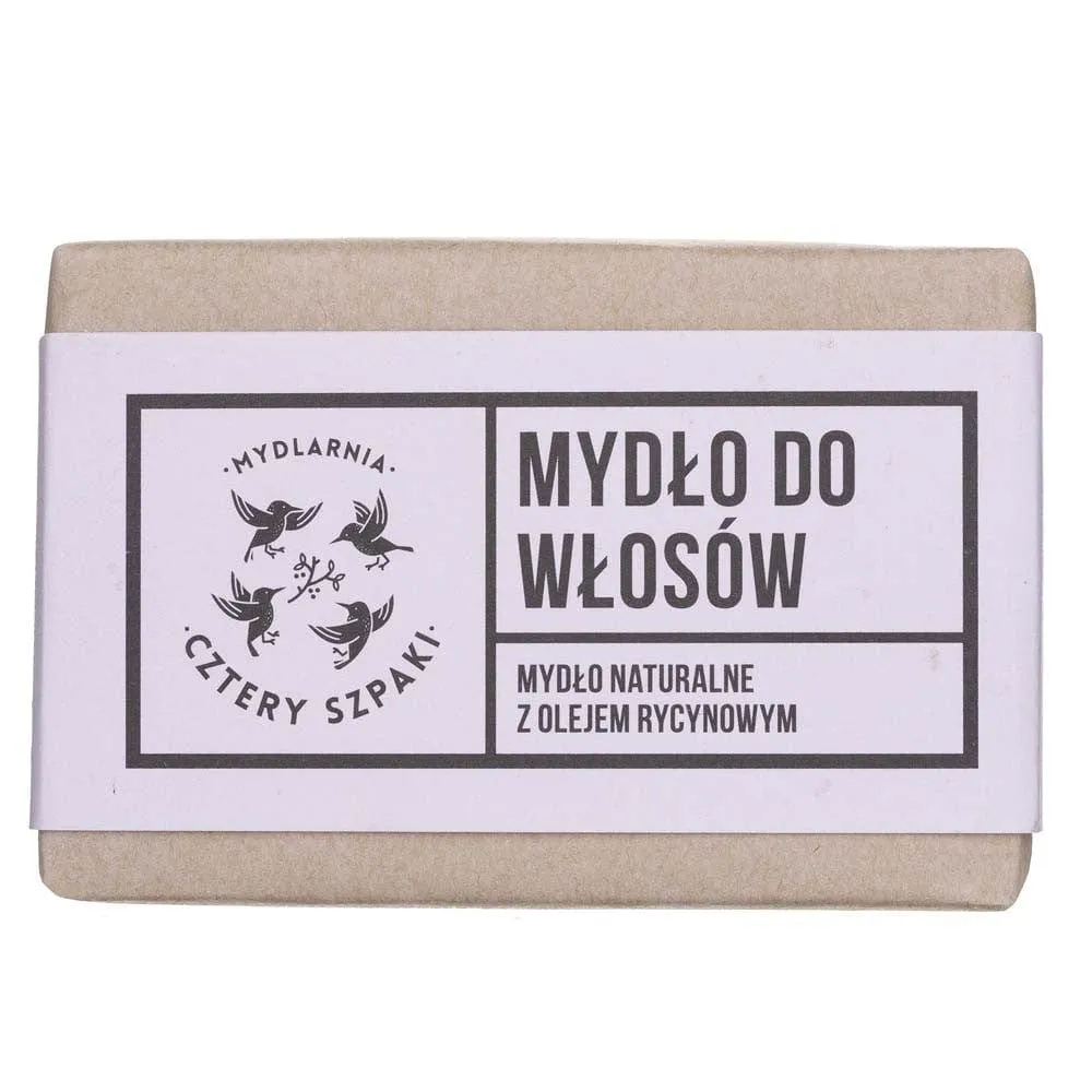 Cztery Szpaki Jabón Capilar con Aceite de Ricino - 110 g