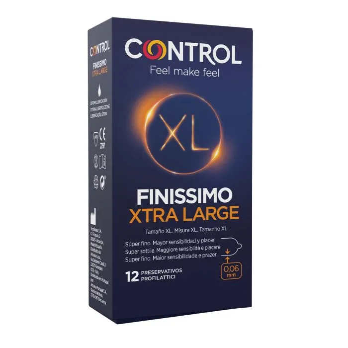 Control Finissimo Xl Preservativos 12 Unidades - Control