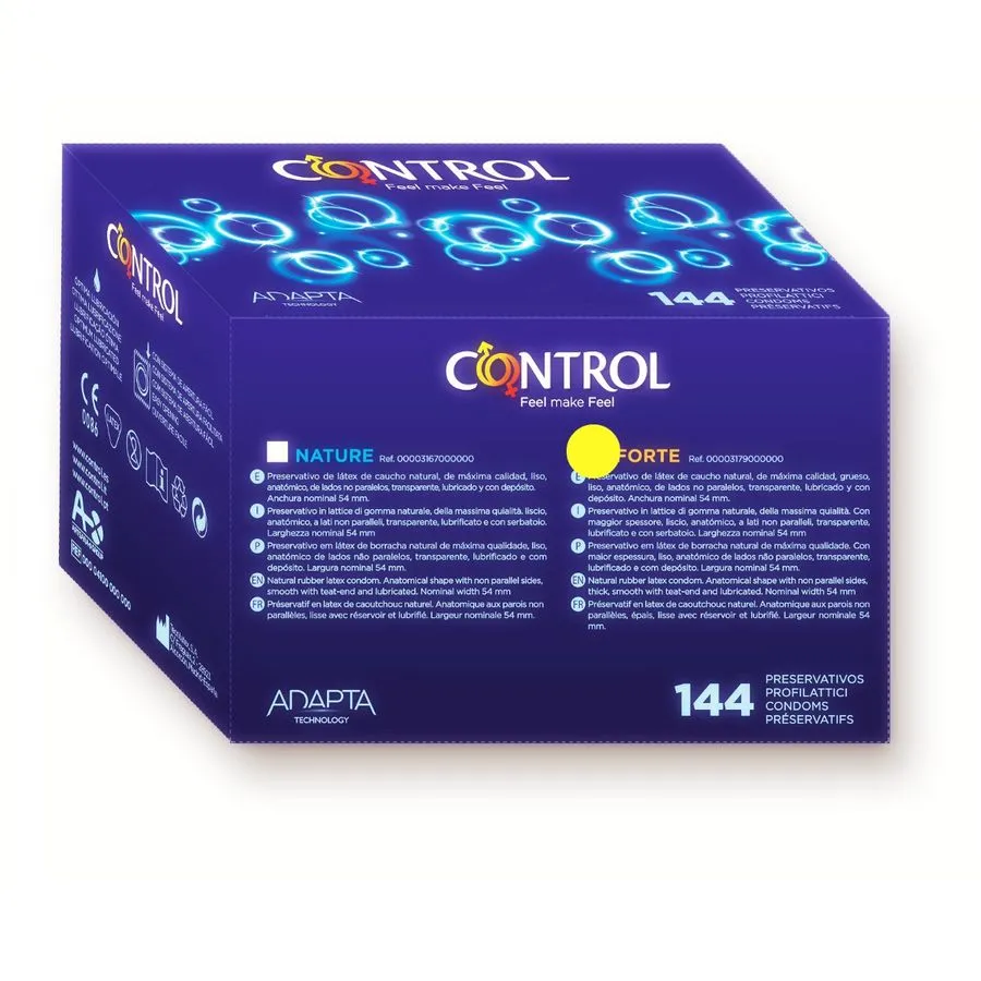 Control Adapta Forte Caja Preservativos 144 Unidades - Control