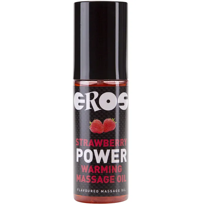 Fresa Power Aceite Masaje E.calor 100ml - Power Line - Eros