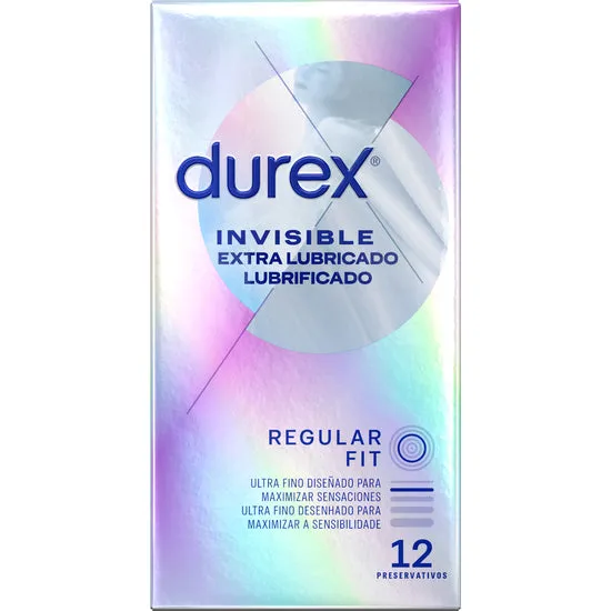 Durex Invisible Extra Lubricado 12 Uds - Durex
