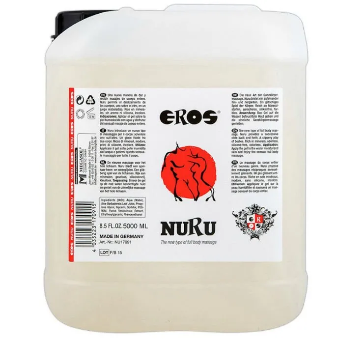 Nuru Aceite Masaje Rico en Minerales 5000ml - Classic Line - Eros