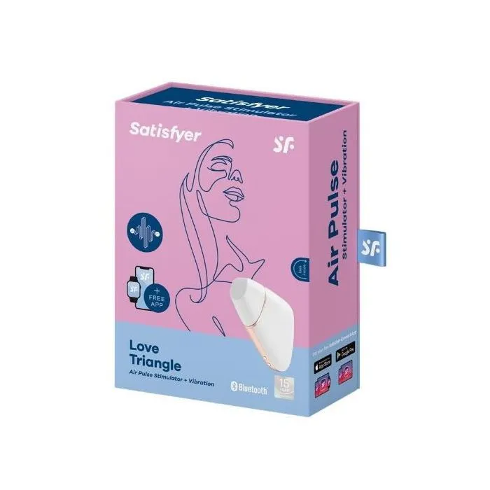 Satisfyer Love Triangle Estimulador y Vibrador - Blanco - Satisfyer