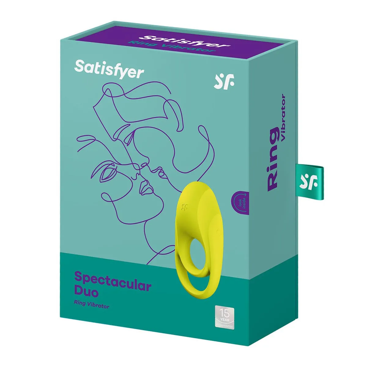 Spectacular Duo Anillo Vibrador Amarillo - Satisfyer