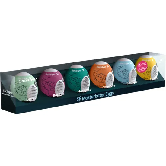 Huevos Masturbadores - Pack 6 Unidades - Satisfyer