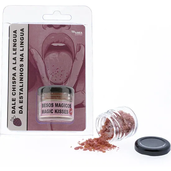 Besos Mágicos Fresa ¡dale Chispa a la Lengua! - Taloka