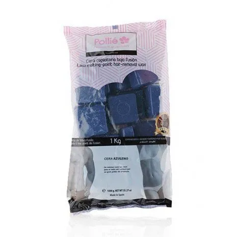 Pastillas Cera Caliente 1 kg - Cera Azul - Pollié