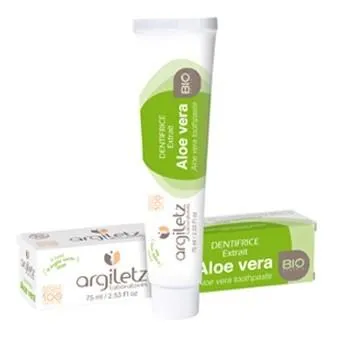 Pasta de Dientes Natural Aloe Vera - 75 ml - Argiletz