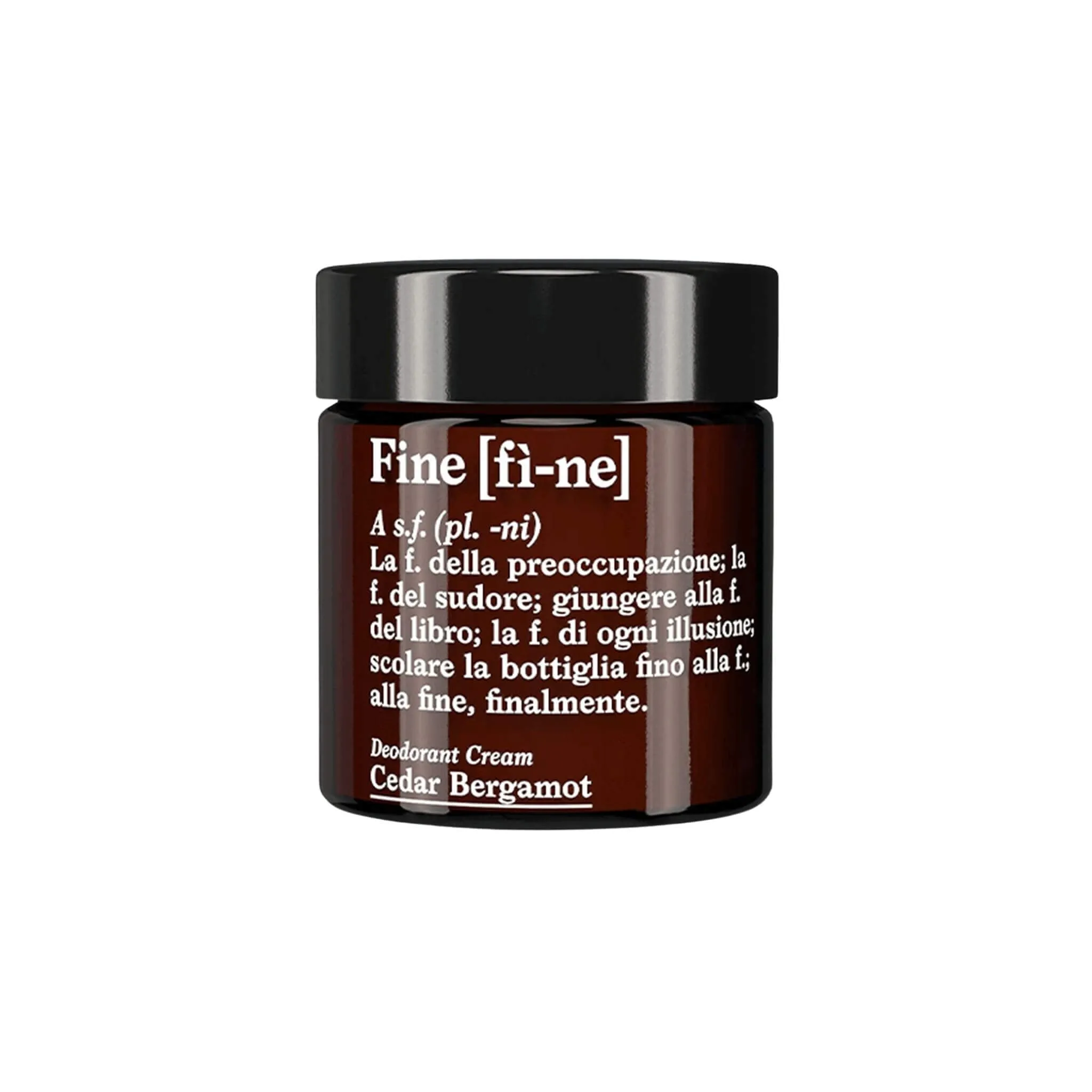 Desodorante en crema de cedro y bergamota 30gr