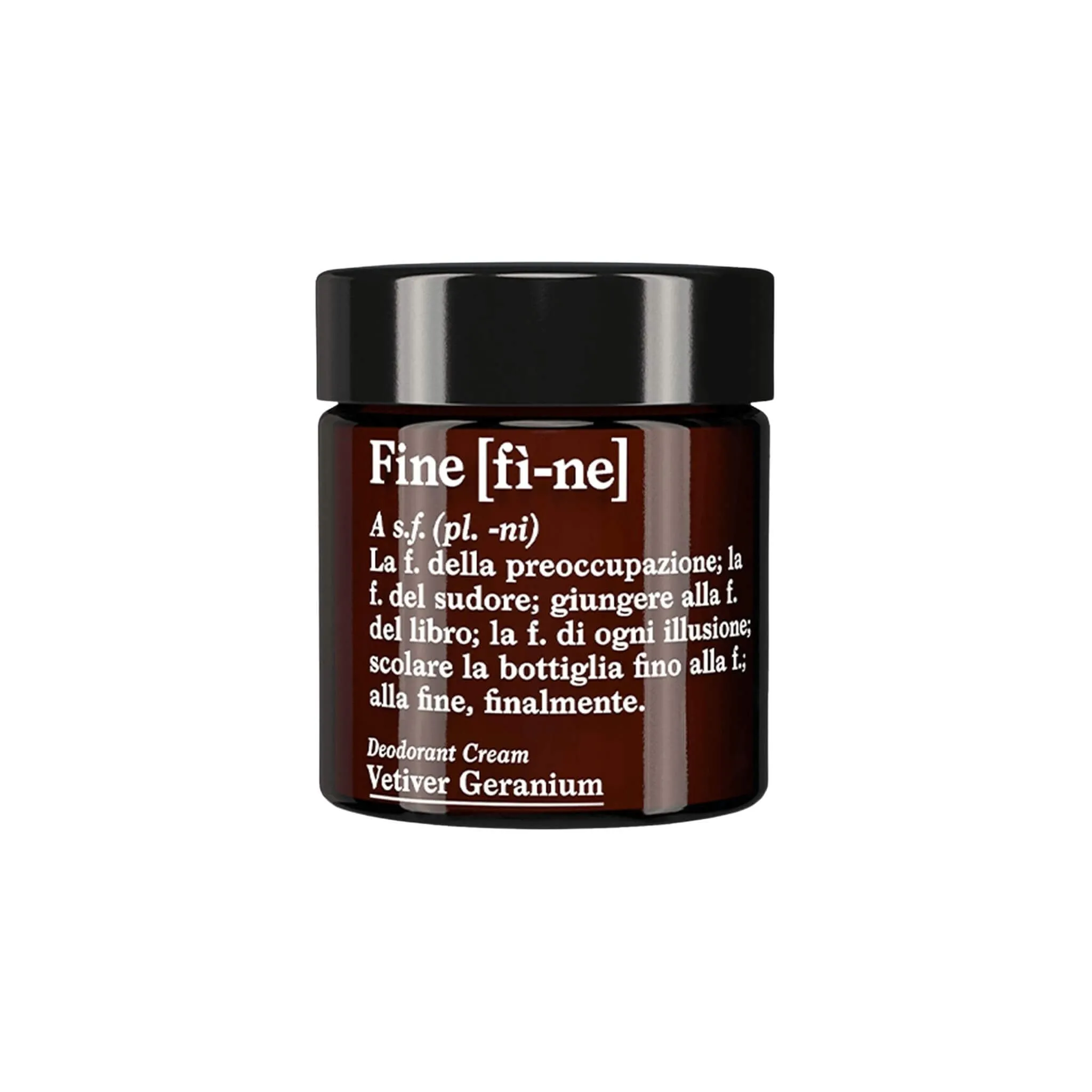 Desodorante en crema de vetiver y geranio 30gr