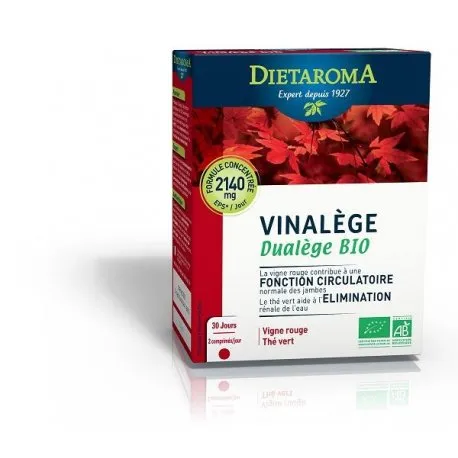 Vinalège dualège Bio-circulación y retención-45 comprimidos-Dietaroma