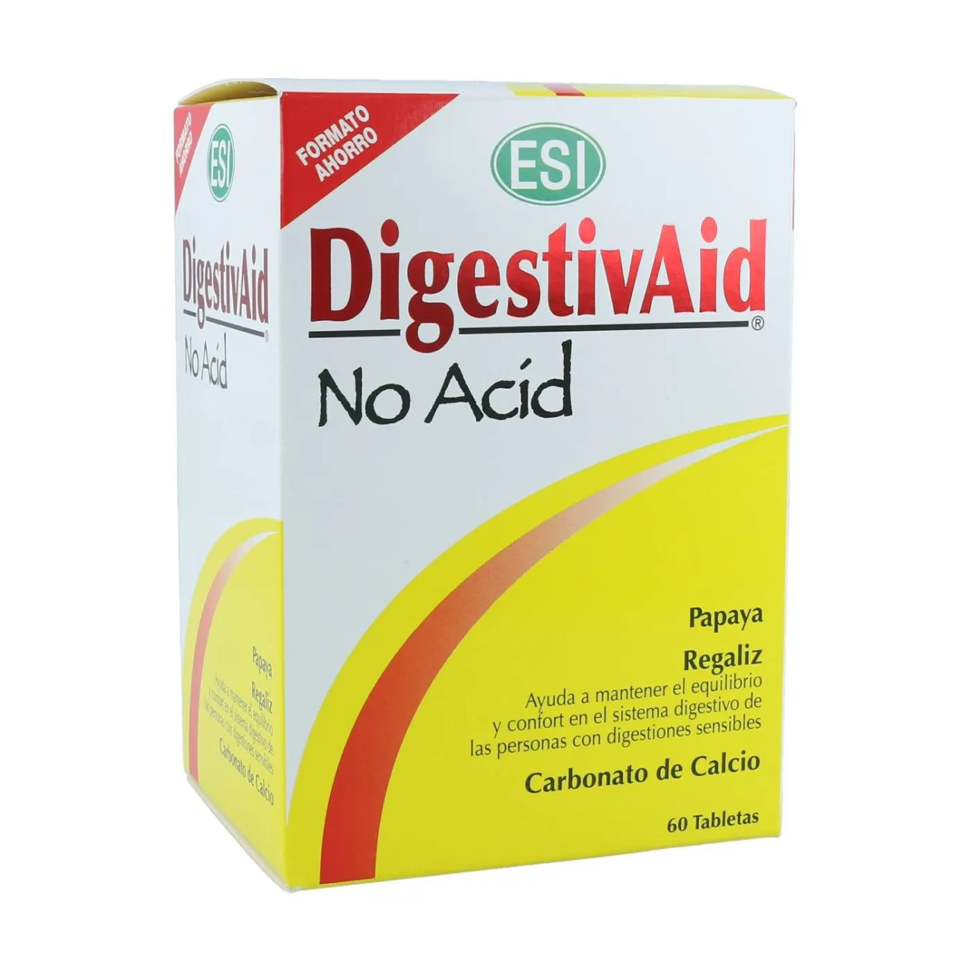 Digestivaid No Acid Esi 60 Tabletas