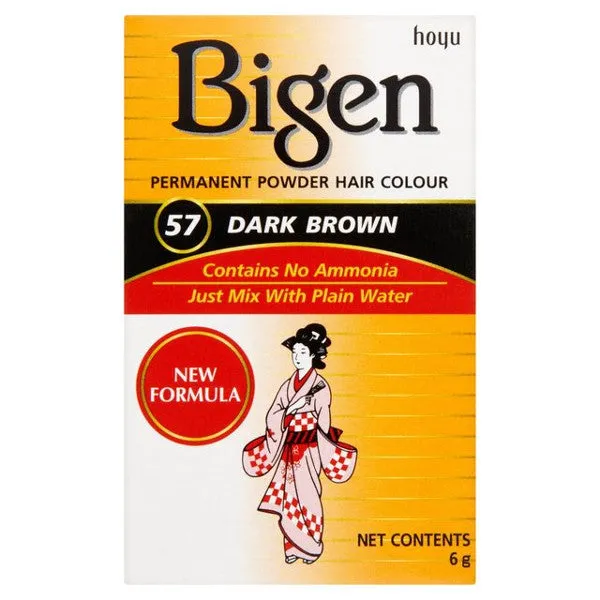 Hair Color Dark Brown Nº57 6gr - Bigen