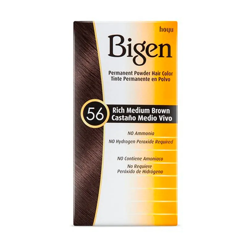 Hair Color Rich Medium Brown Nº 56 6g - Bigen