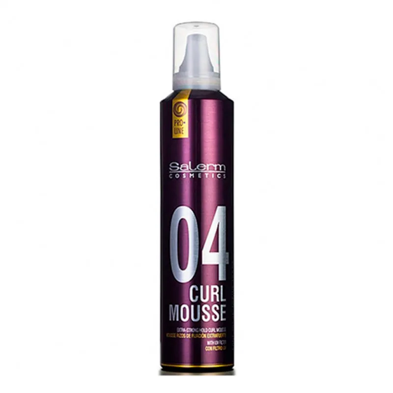 Mousse de Fijación Extra-fuerte - Curl Mousse 300 ml - Salerm