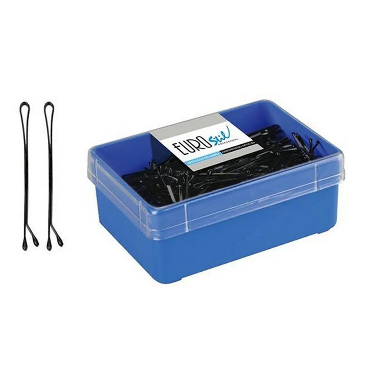 Ref.1604/50 Clips Negros 300 Uds - Eurostil