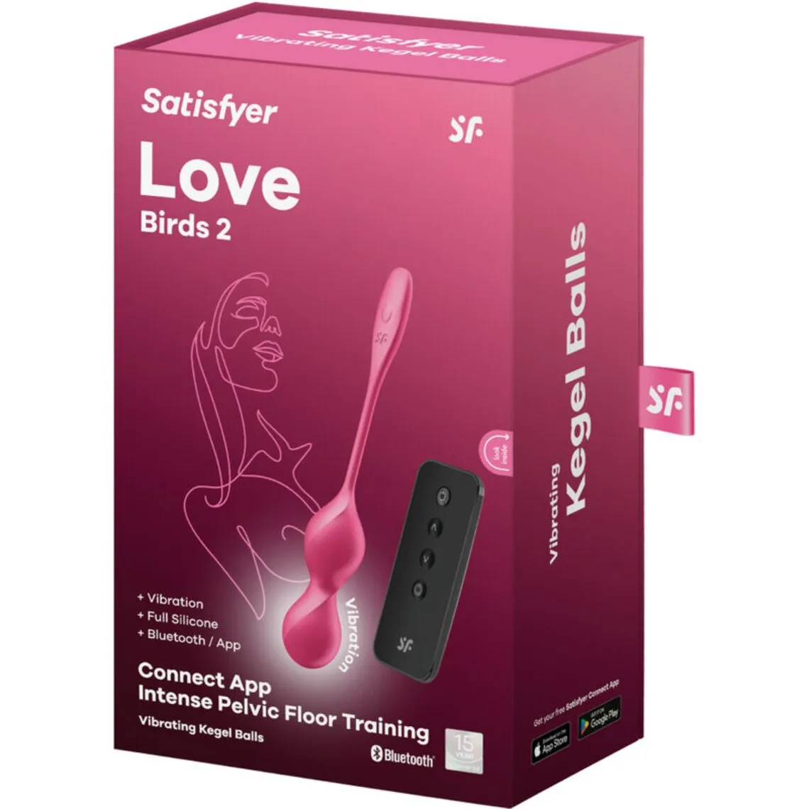 Love Birds 2 Bolas Kegel Vibradoras + App Gratuita - Satisfyer