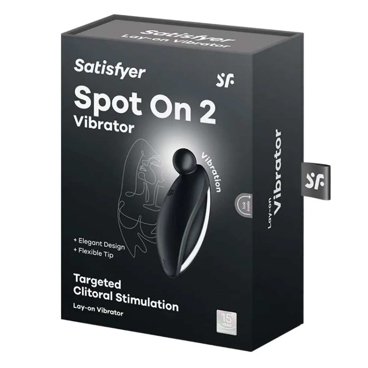 Satisfyer - Spot on 2 Vibrador Lay-on Negro - Satisfyer