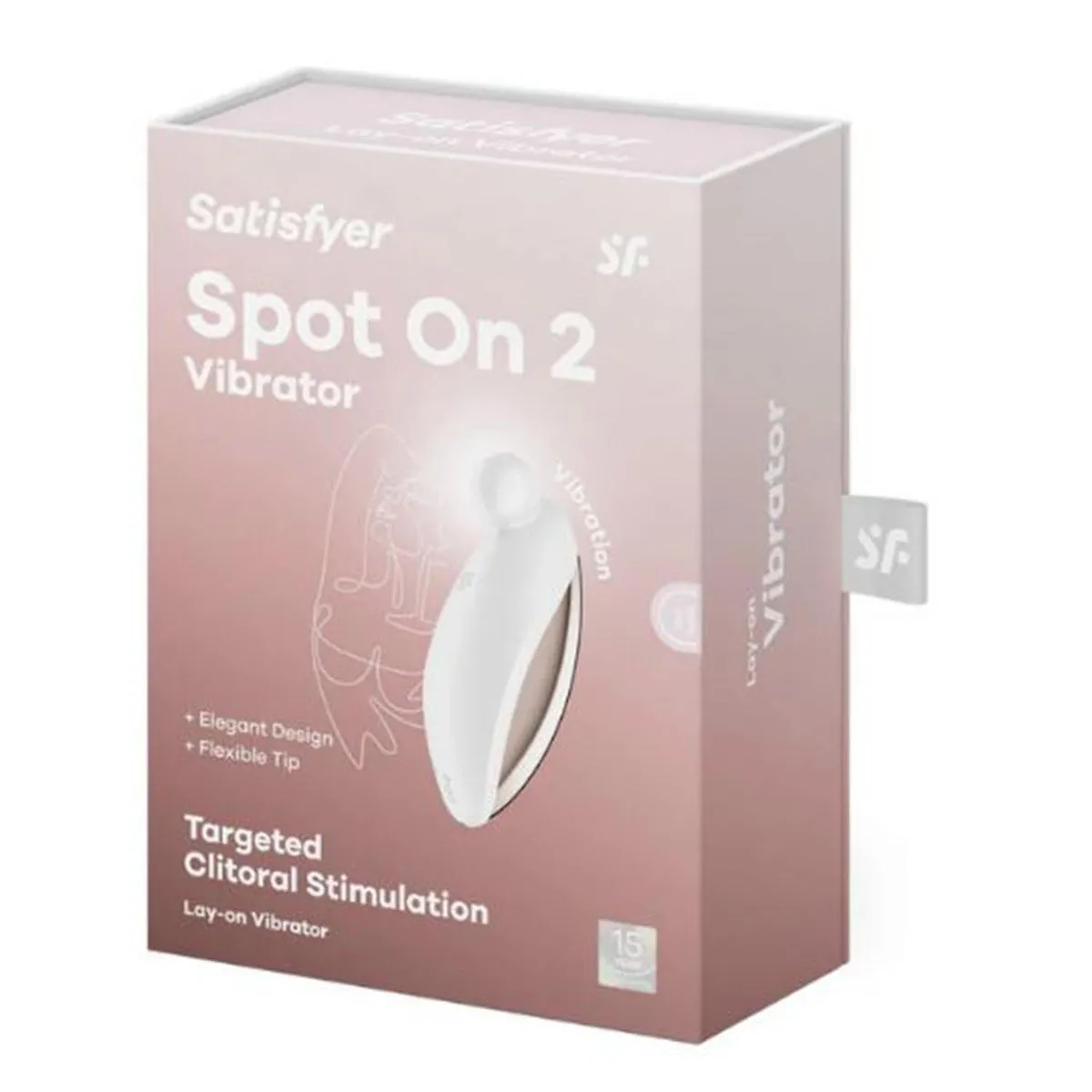 Satisfyer - Spot on 2 Vibrador Lay-on Blanco - Satisfyer