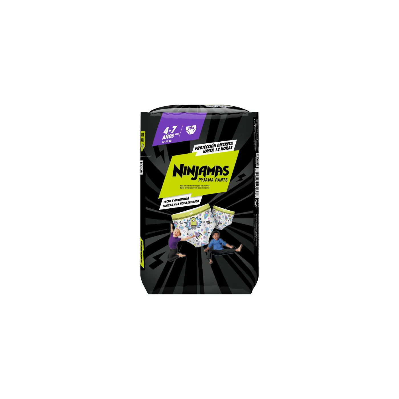 Dodot Ninjamas Pants Carry Cohete Talla 4-7 Años 17-30kg