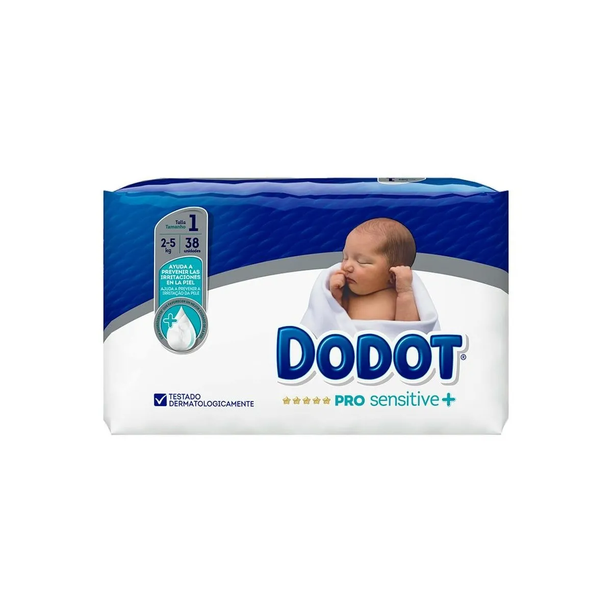 Dodot Pro-Sensitive Pharma Recién Nacido Talla 1 38 Uds