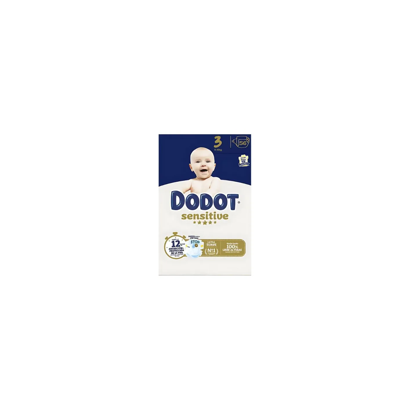 Dodot Sensitive Talla 3 6-10 Kg 56 Unidades
