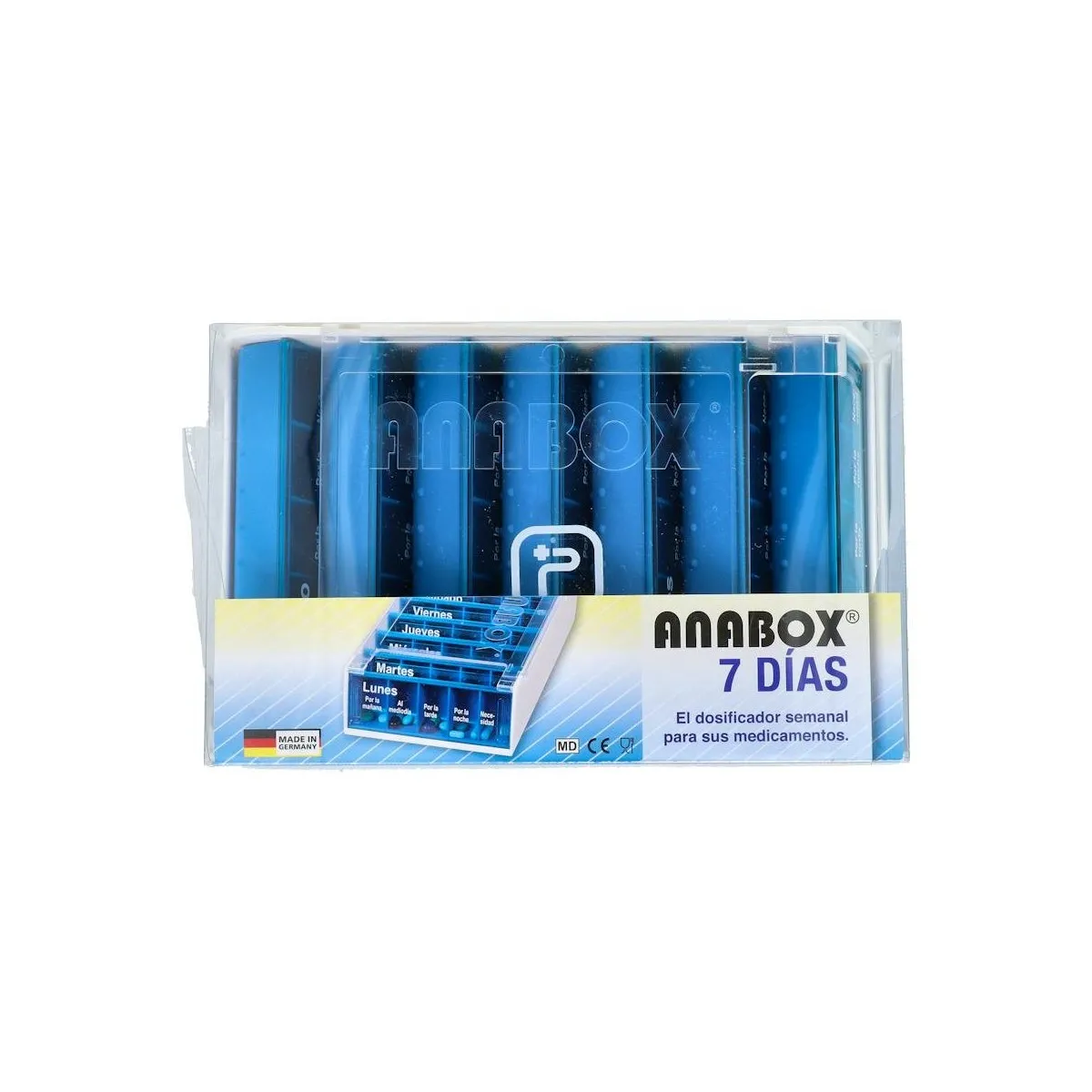 Dosificador Semanal Cartucho Diario Prim Azul