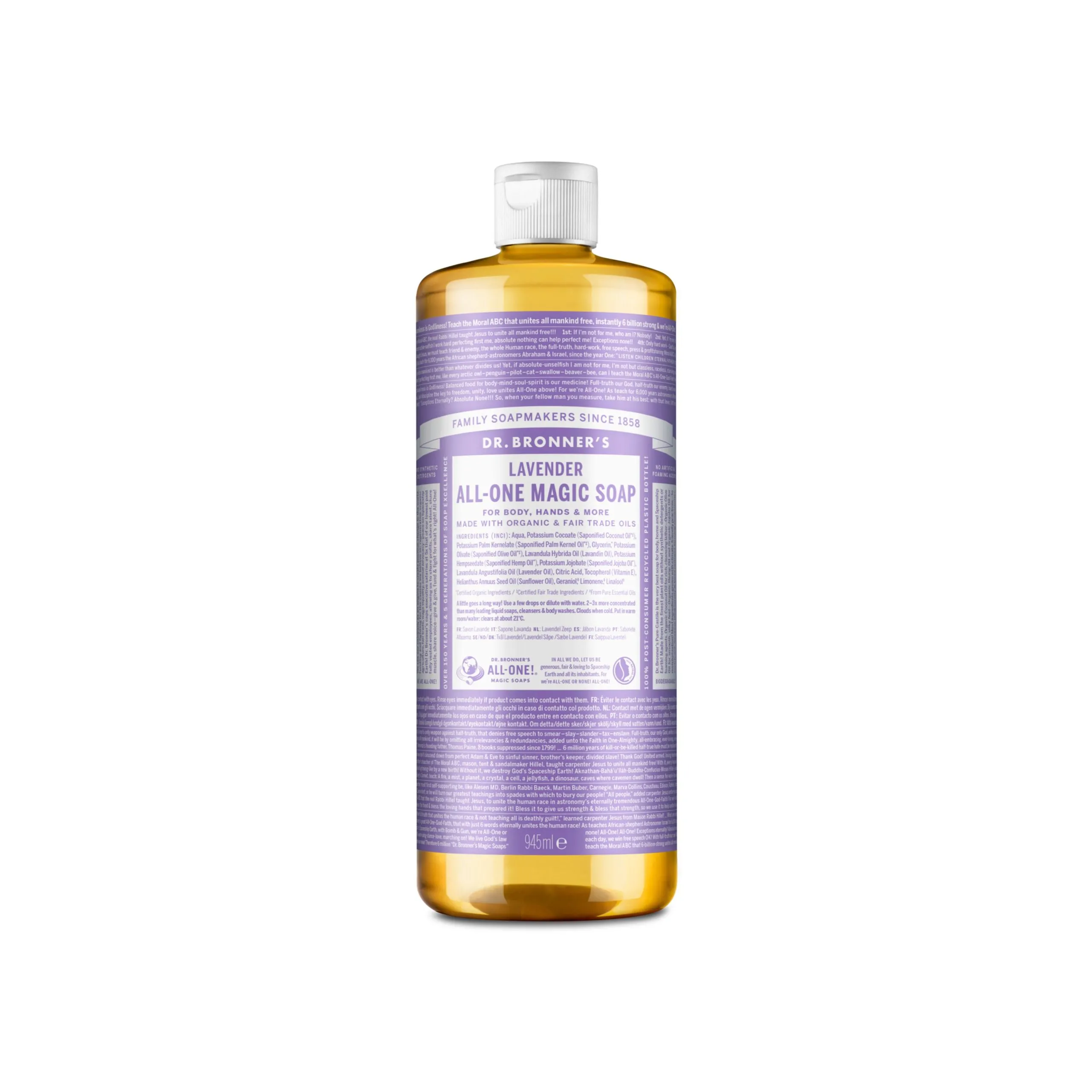 Jabón líquido multiusos de lavanda