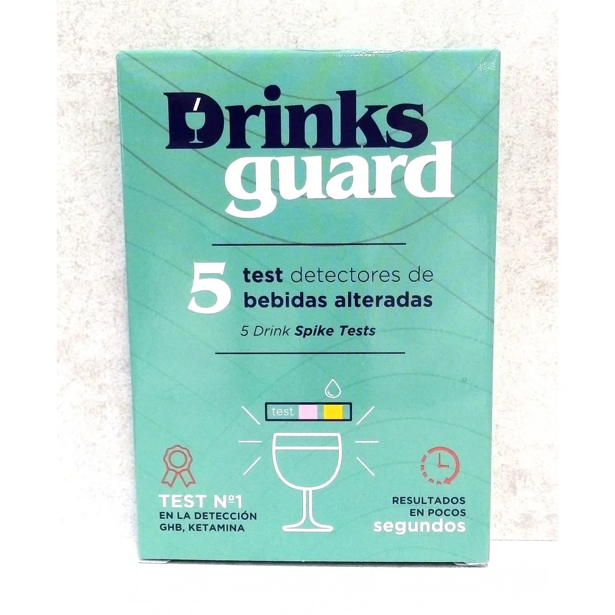 Drinks Guard Test Detectores De Bebidas Alteradas 5 Un.