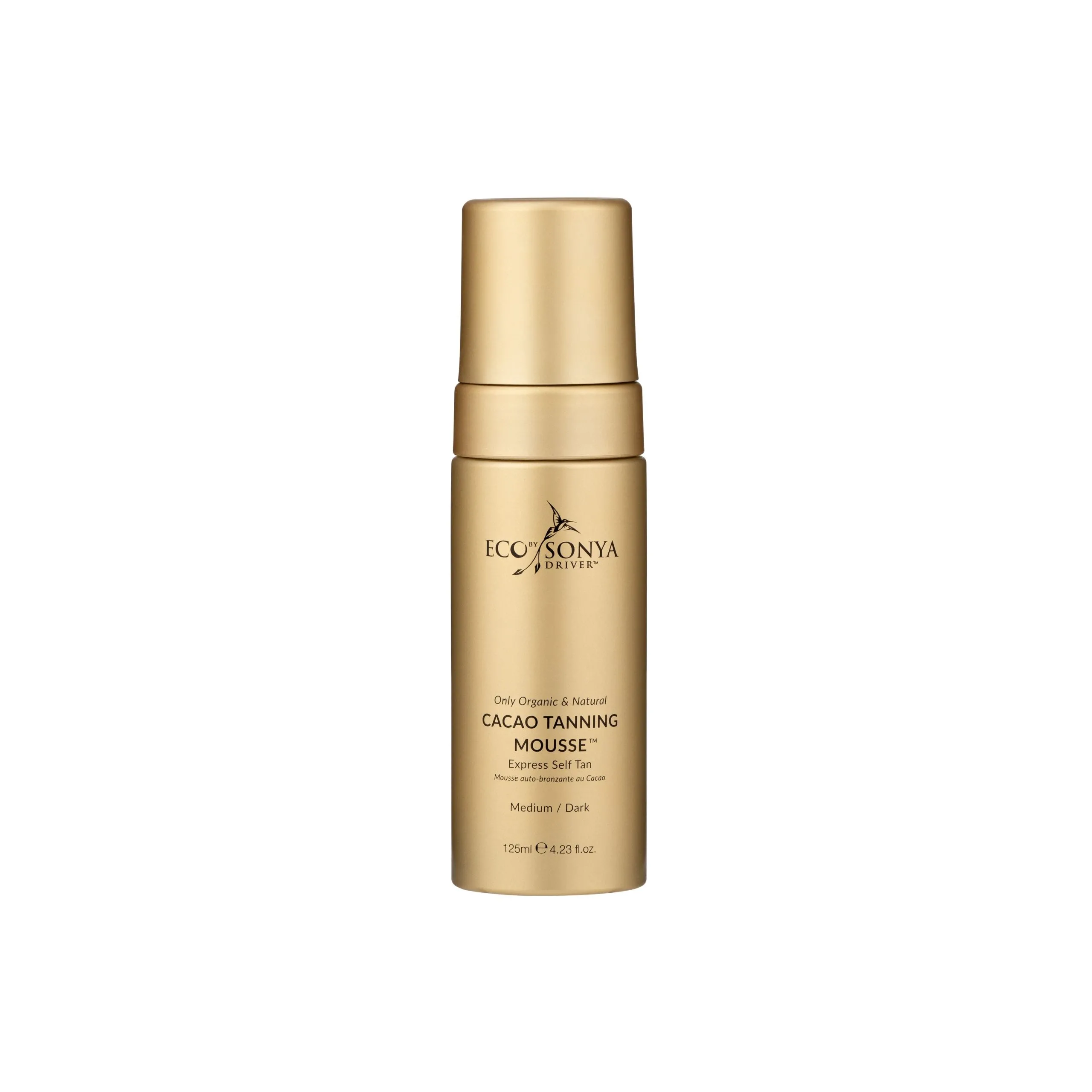 Mousse corporal autobronceadora y reafirmante de cacao