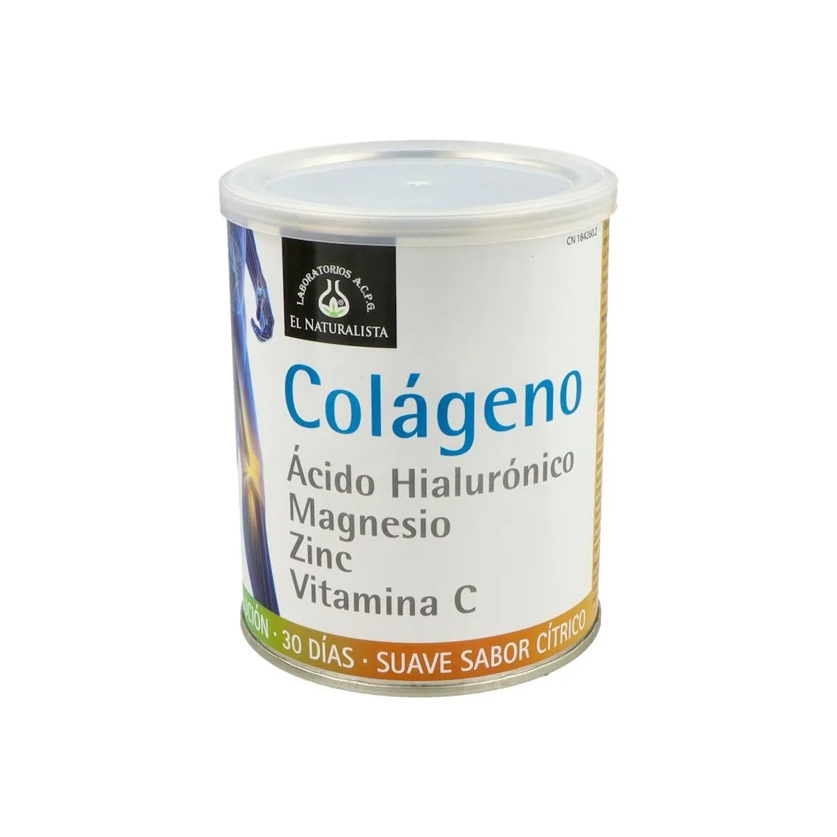 El Naturalista Col+Ac Hial+Mg+Zn+Vit C 390gr