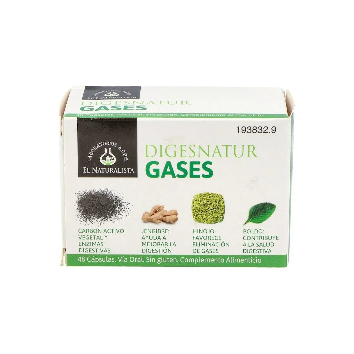 El Naturalista Digesnatur Gases 48 Caps