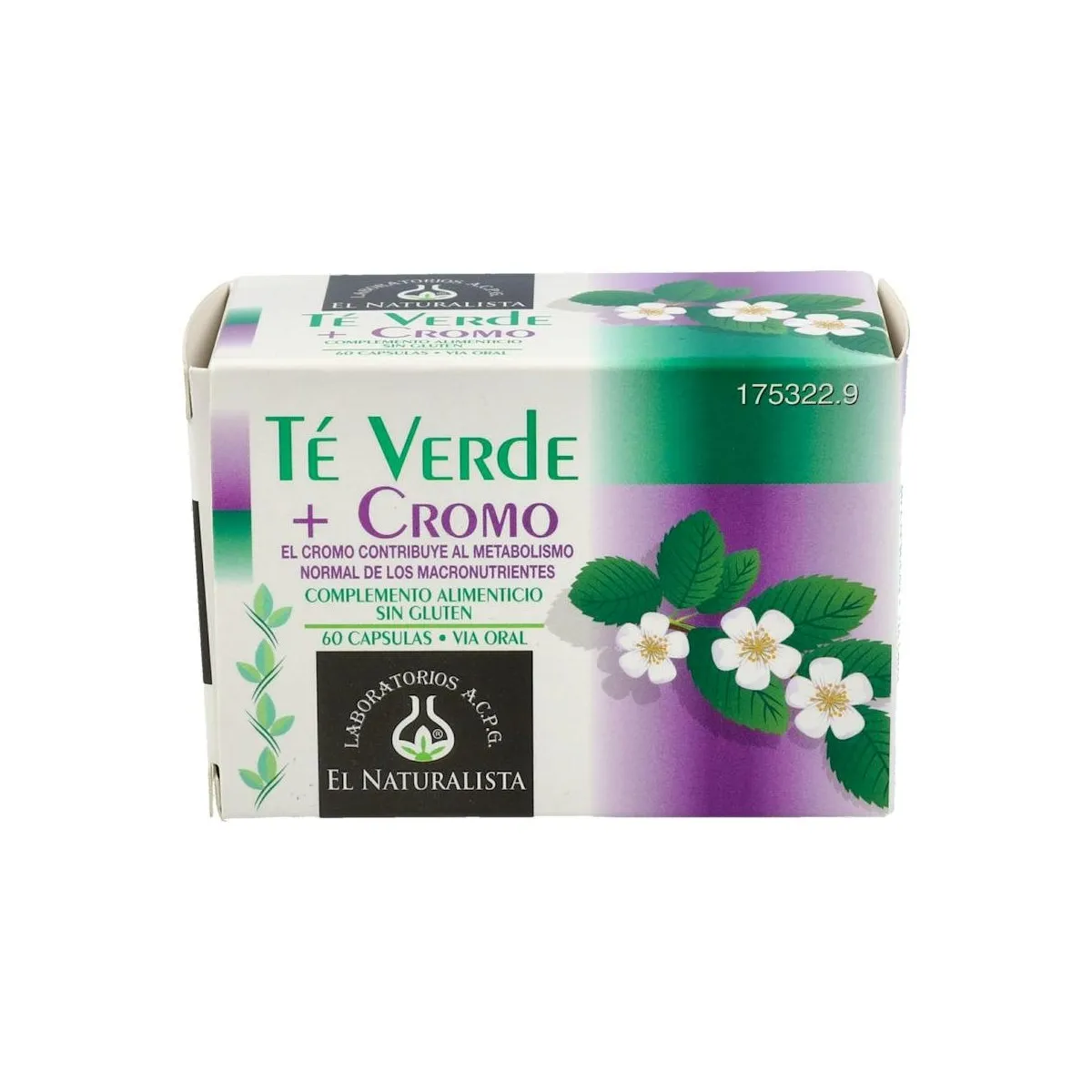 El Naturalista Te Verde+Cromo 60cap