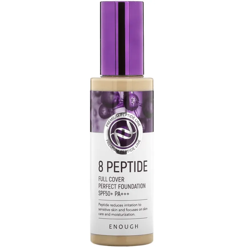 Enough 8 Peptide Full Cover Perfect Foundation SPF 50+ PA+++ Tono 23 - 100 ml