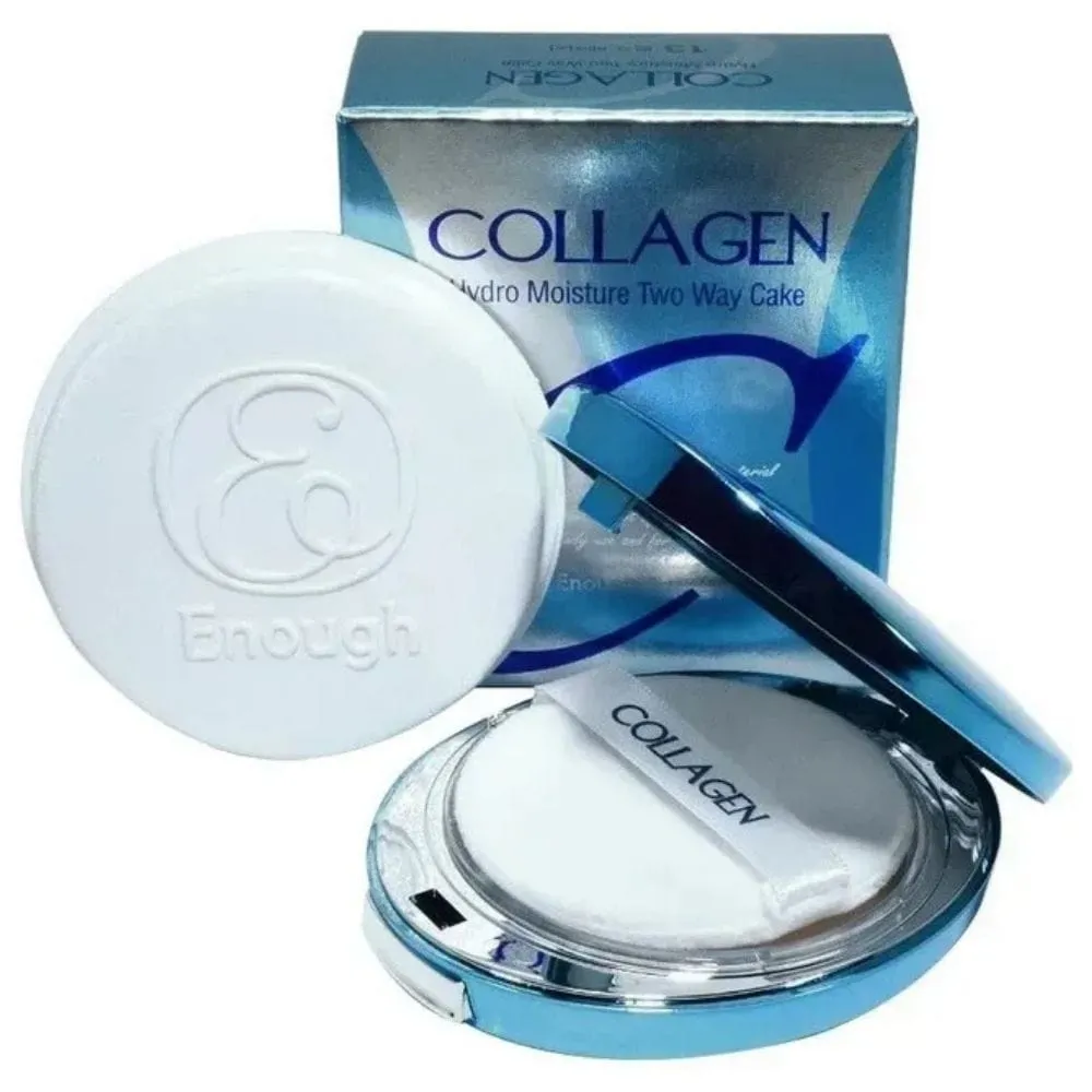 Enough Colágeno Aqua Air Cushion SPF50+/PA+++, Tono 13 Beige Claro - 15 g