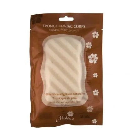 Esponja Corporal Konjac Natural 100% Fibras Vegetales-Beliflor