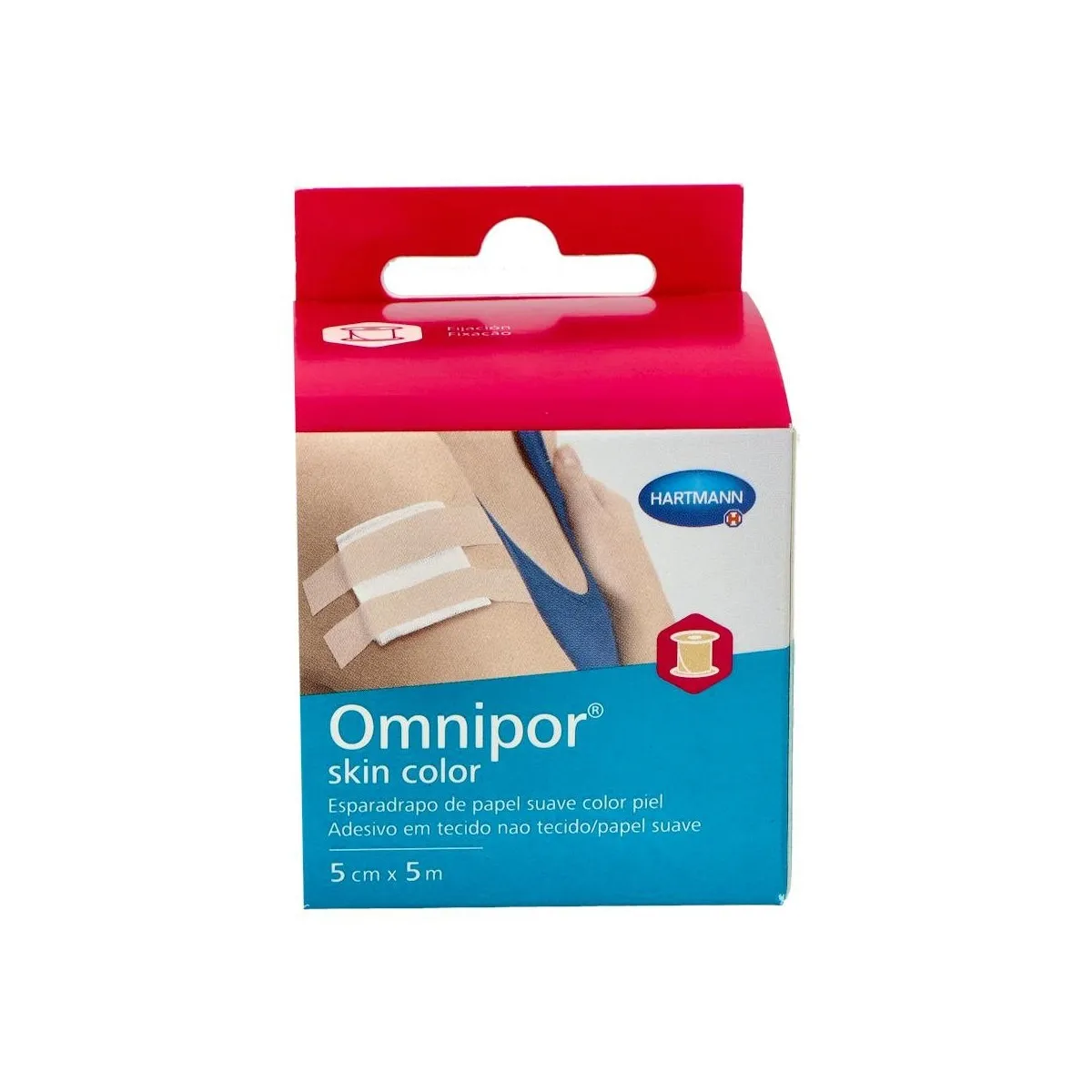Esparadrapo Omnipor Skin Color 5 cmx5 Cm
