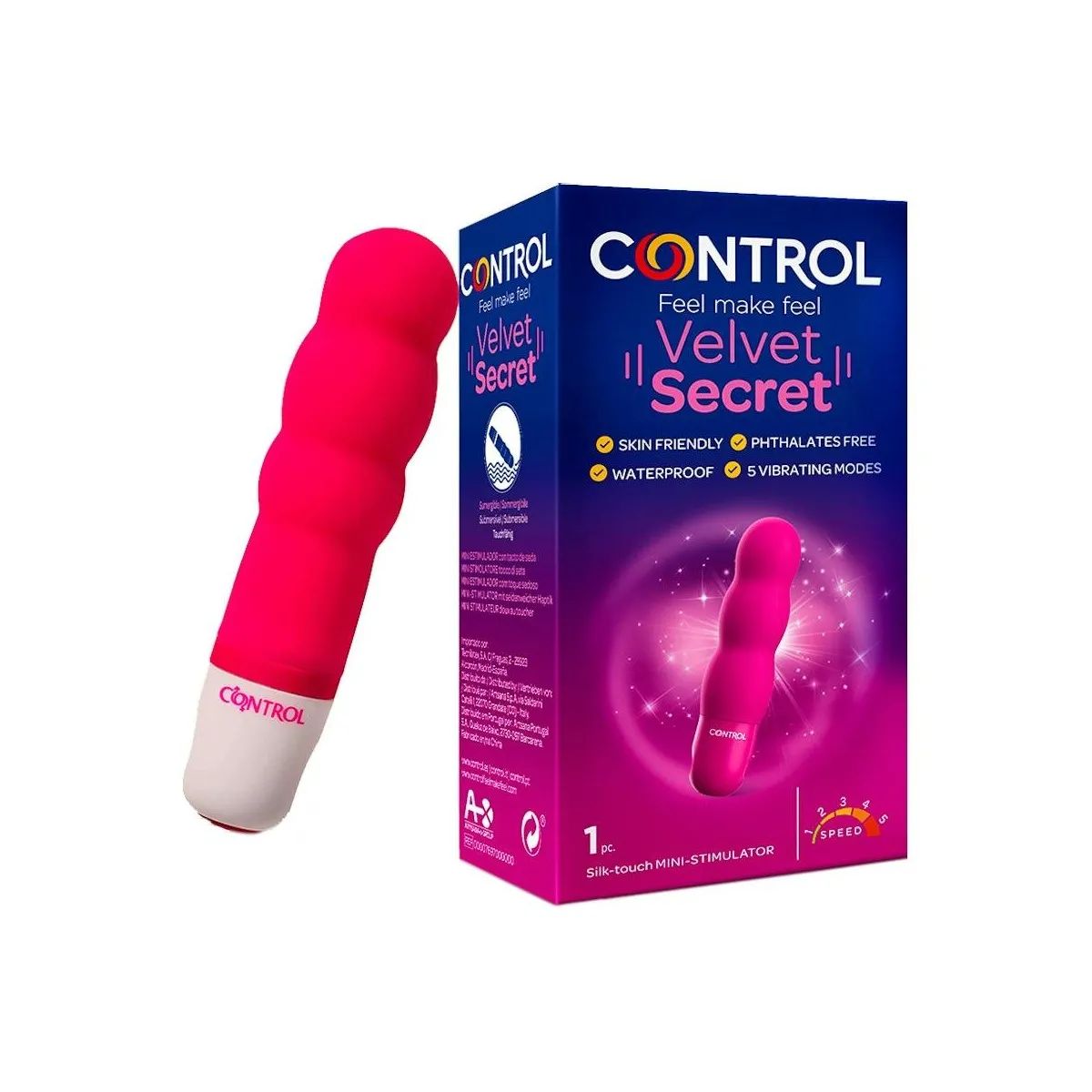 Estimulador Control Velvet Secret C/ Pila
