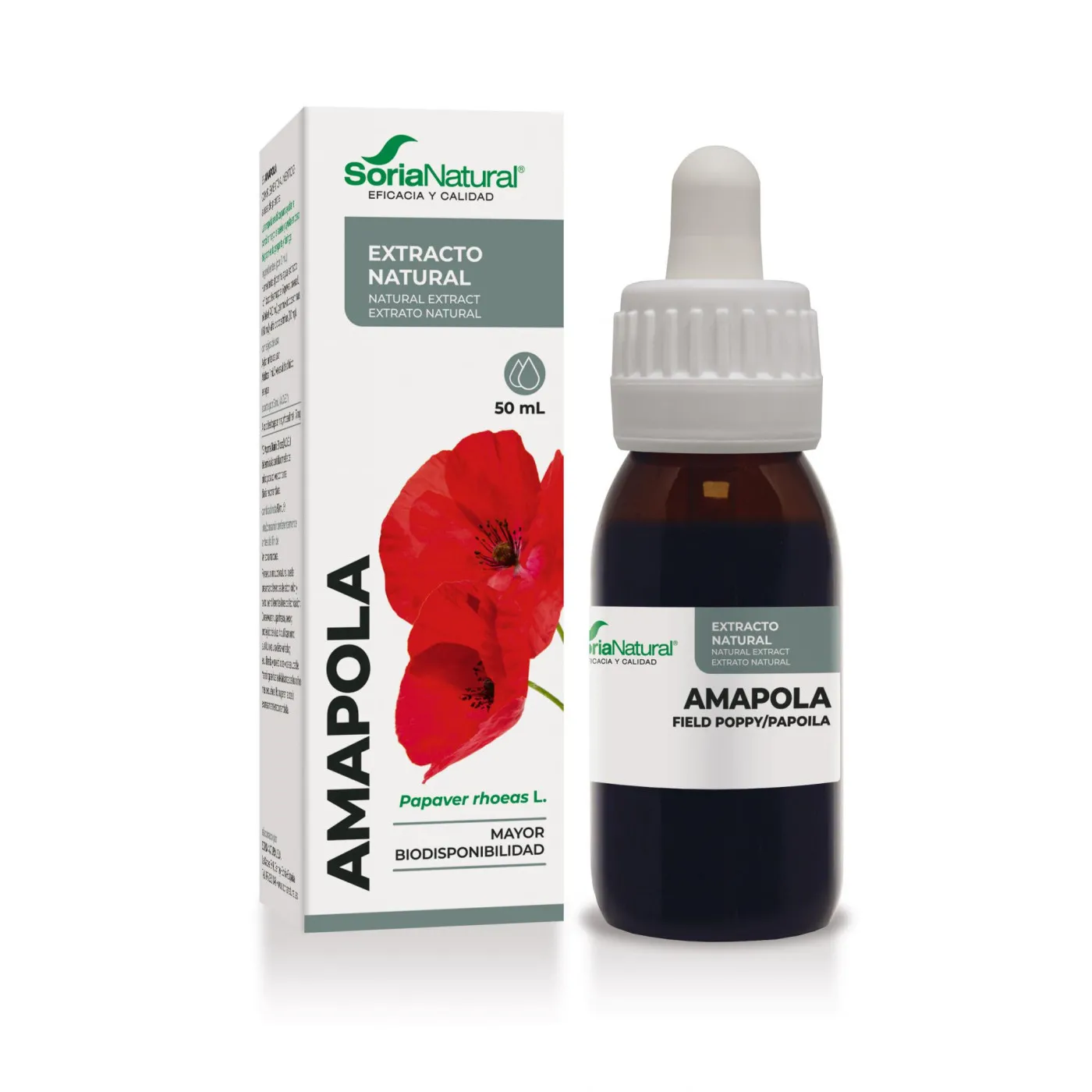 Extracto De Amapola 50 ml Soria Natural