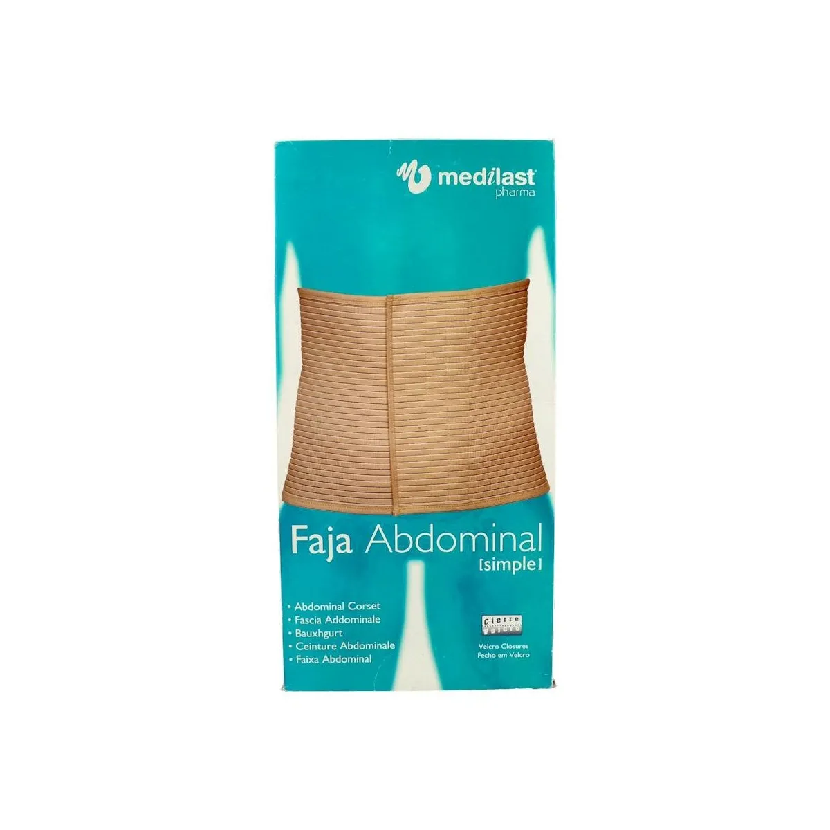 Faja Medilast Abdo Elast Velcro T/G 95-115 Cm Beige 869