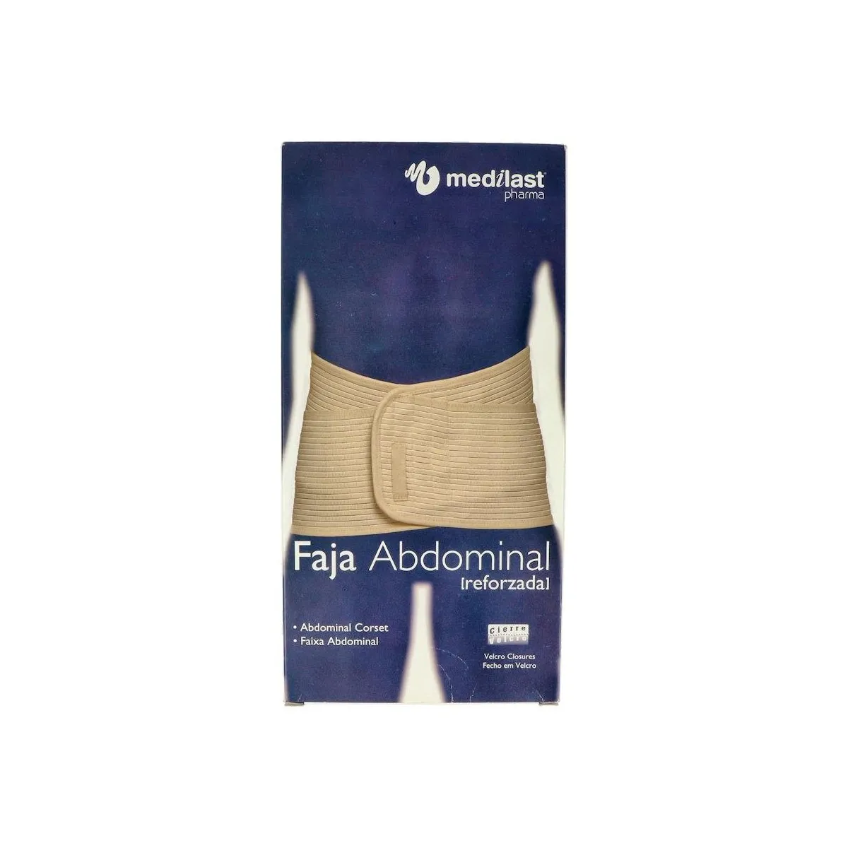 Faja Medilast Abdom Refor C/Vel Md