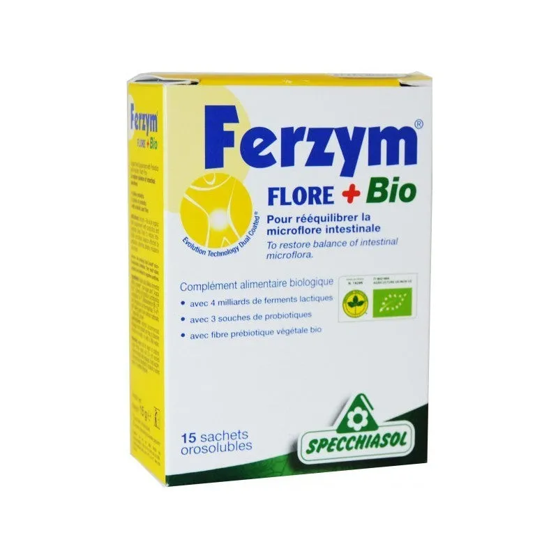 Ferzym Flore+ Bio-15 sobres-specchiasol